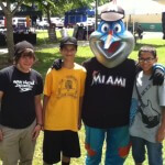 Sam, Anthony Azcuy, Juan Mercado, Miami Marlins Marlin at SKATE RODEO Westwind Lakes Skatepark Sugars Drop Shop 2012